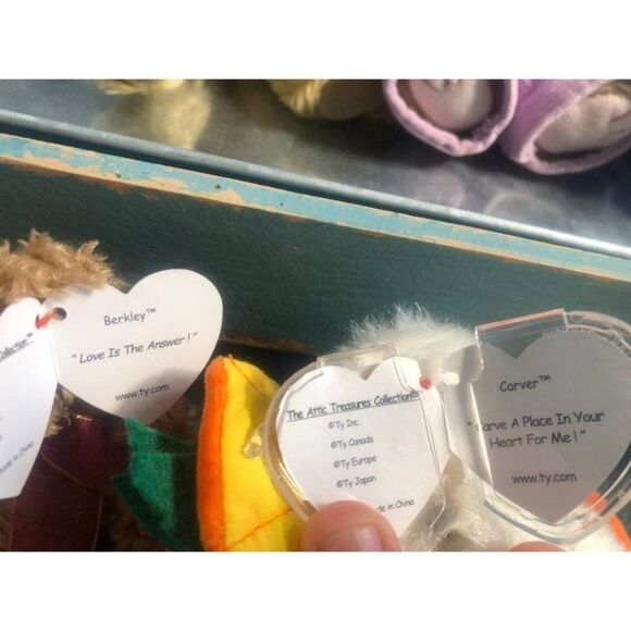 TY Attic treasures series Collectible beanie babies set of 9 - Picture 3 of 7